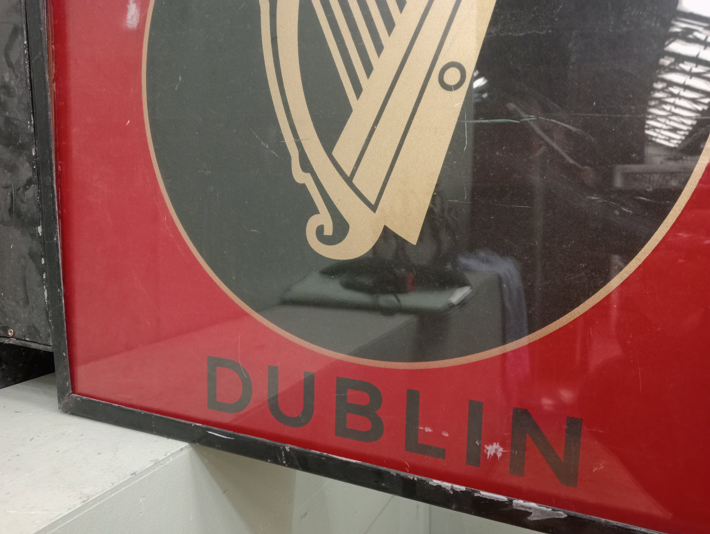 Double sided Guinness Dublin sign