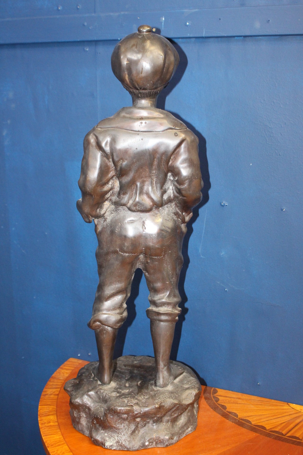 Early 20th C. Bronze of the whistling boy