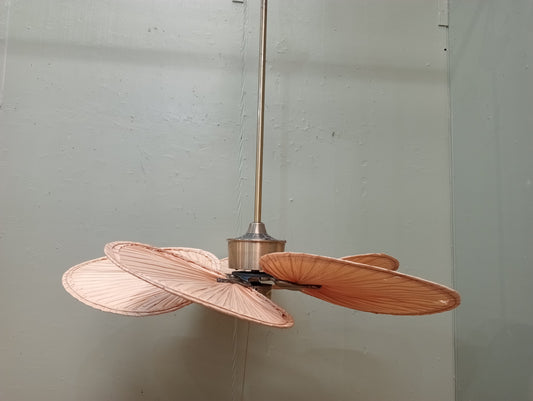Fanimation Islander 5 blade ceiling fan in antique brass in working order