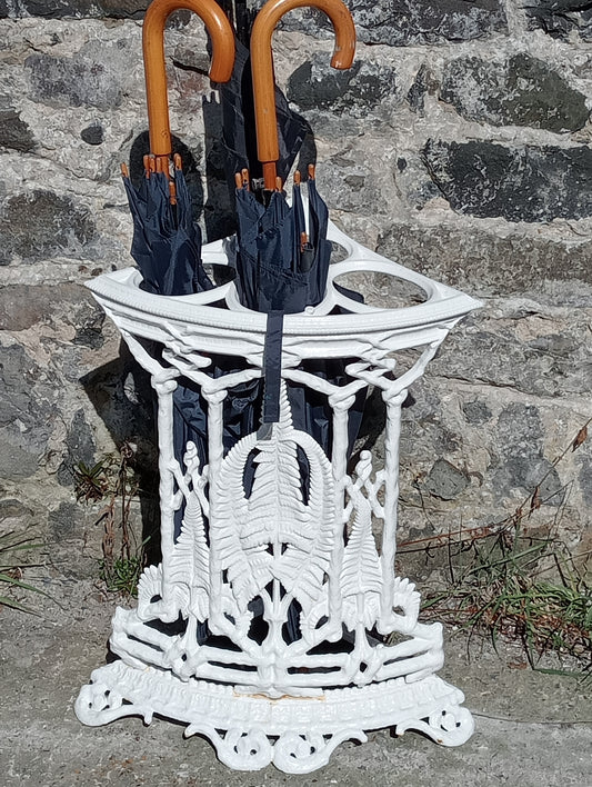 Fern leaf cast iron Coalbrookedale umbrella stand