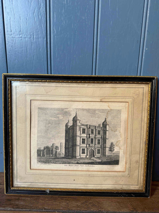 Framed print Gate manor House