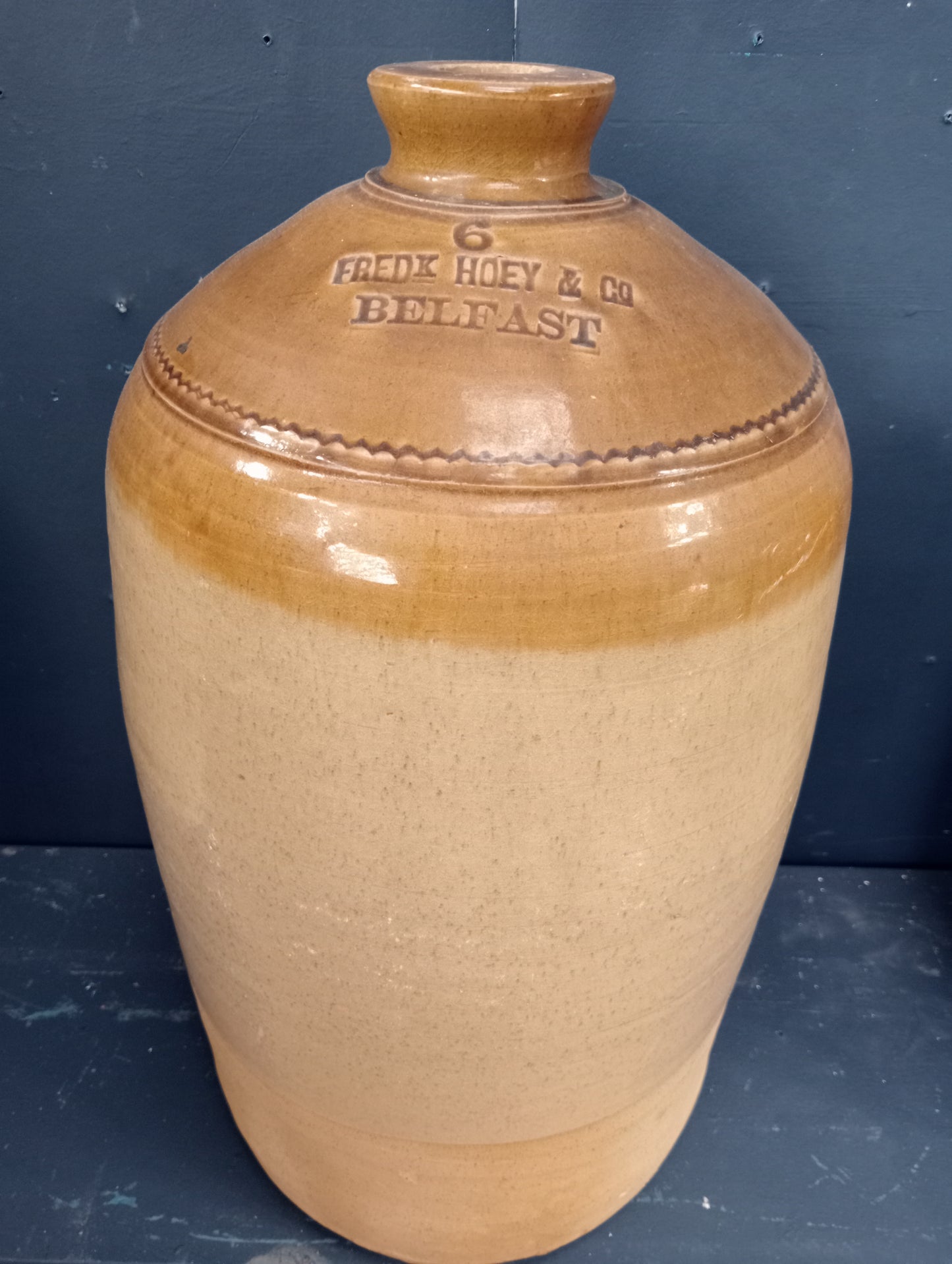 Fred Hoey Belfast stone jar