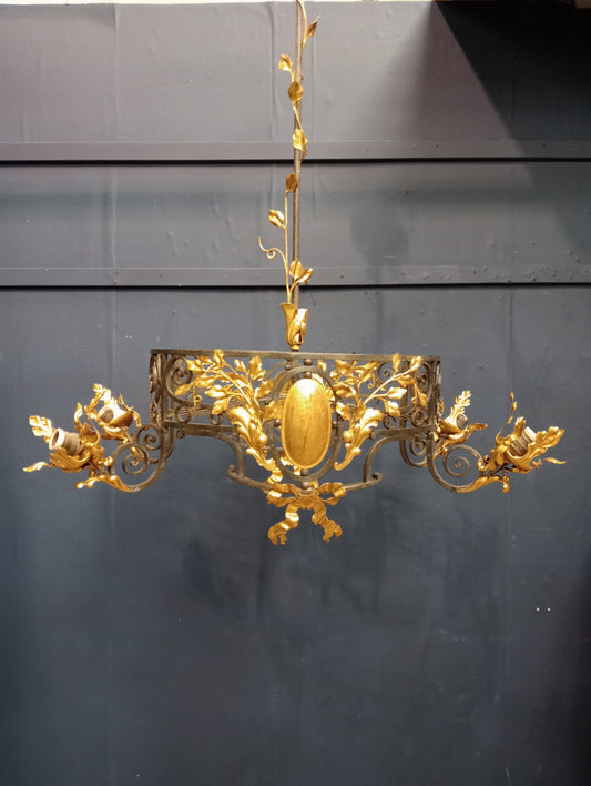 French guilted chandelier