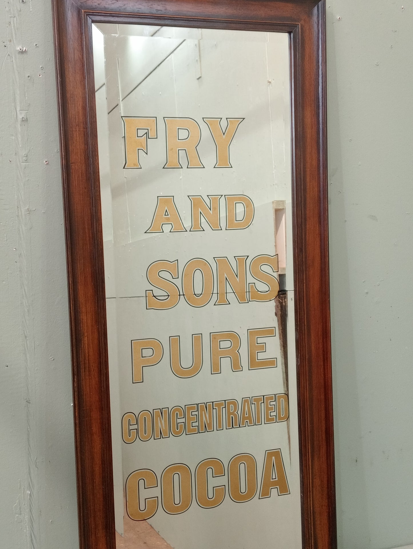 Fry and Sons mirror bevelled
