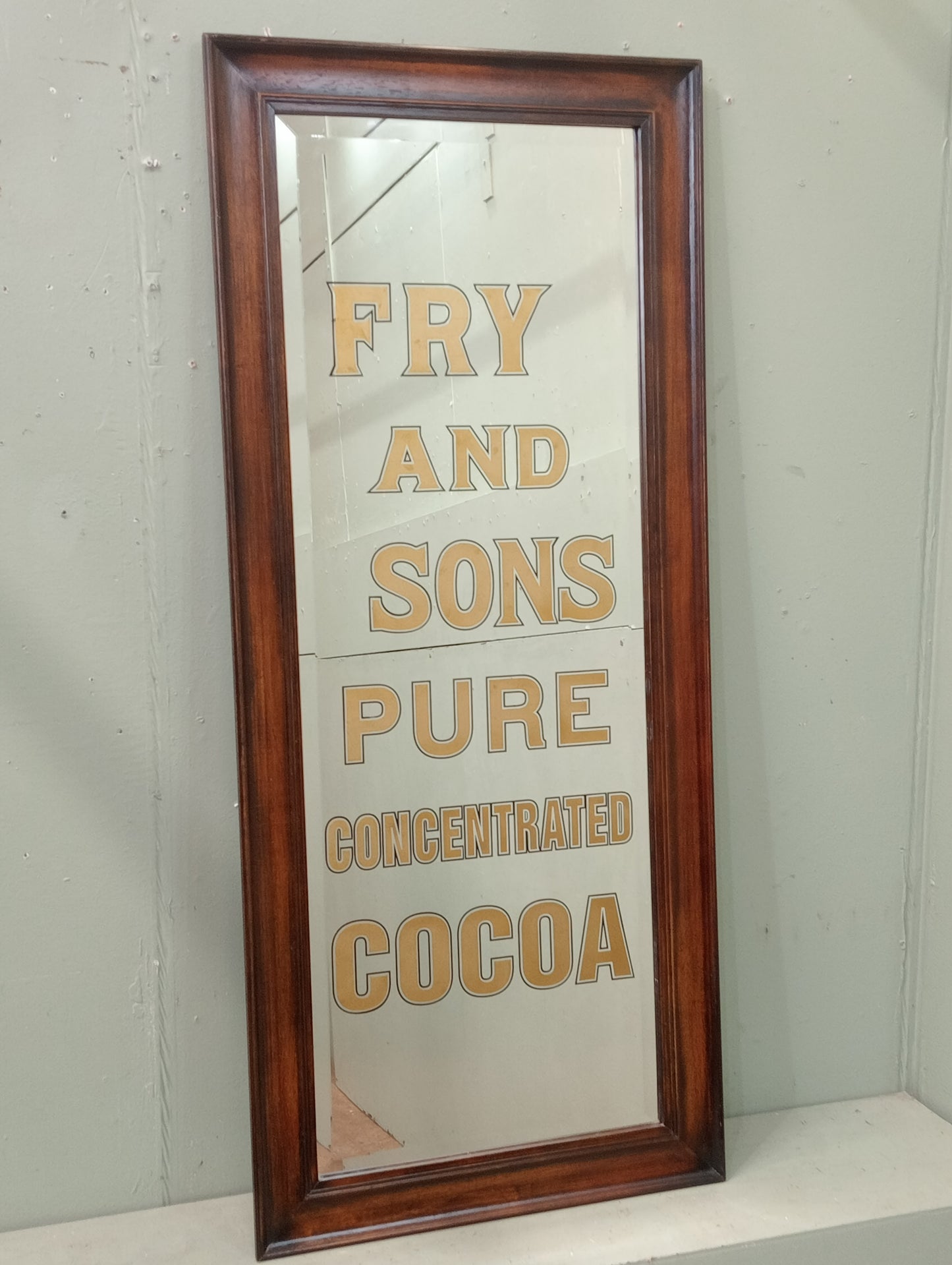 Fry and Sons mirror bevelled