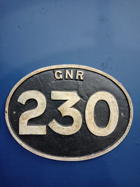 GNR 230 Aluminium railway sign