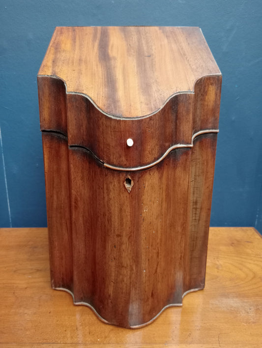Georgian satinwood knifebox