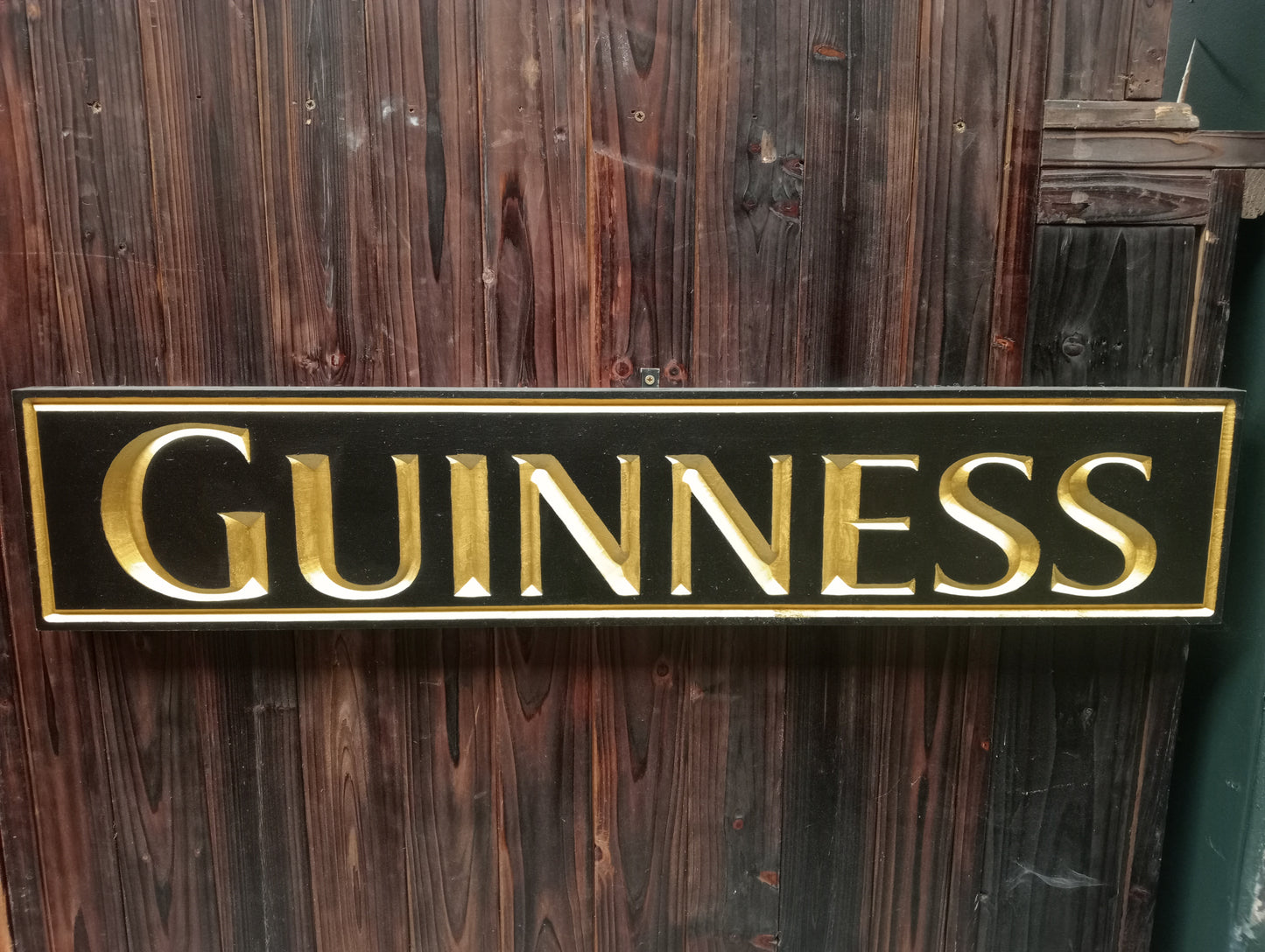 Guinness board wooden sign
