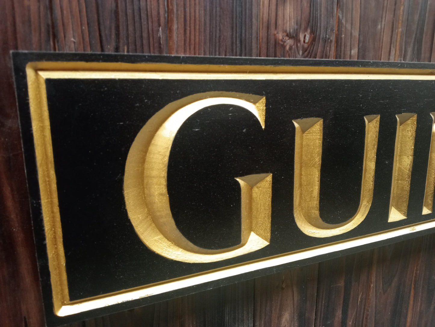 Guinness board wooden sign
