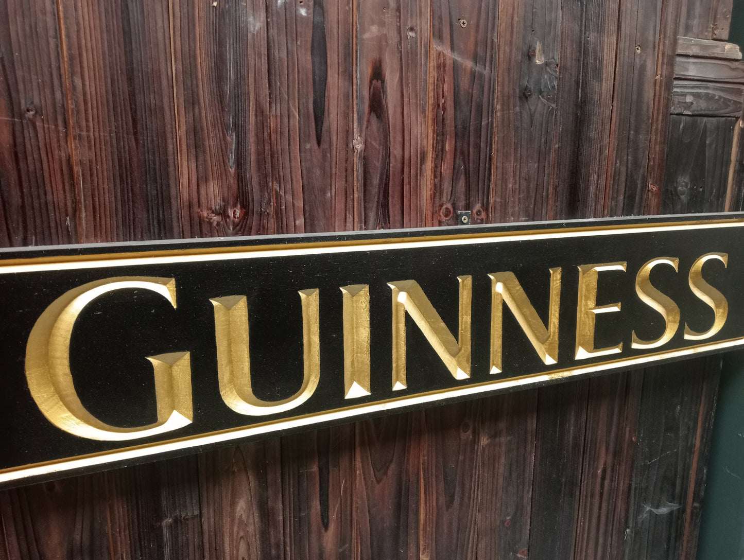 Guinness board wooden sign