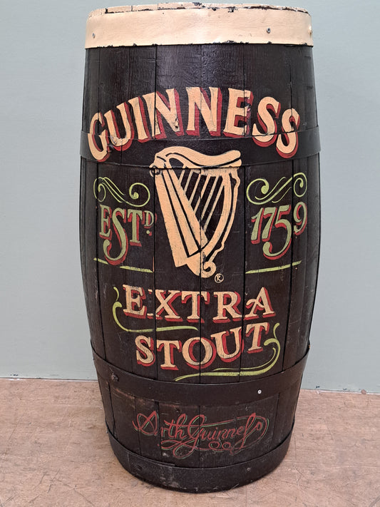 Painted Guinness barrel