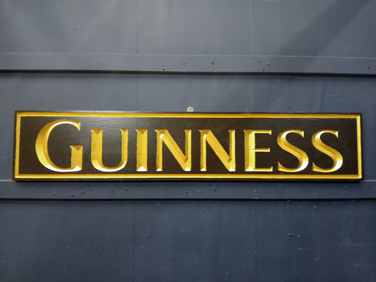 Guinness board wooden sign