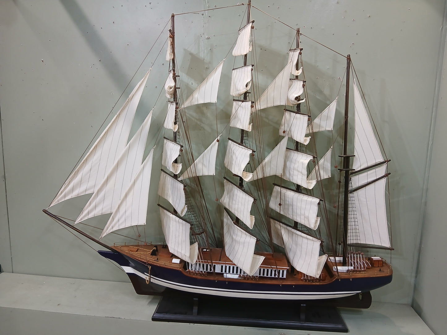 Handcrafted model of the Cutty Sark