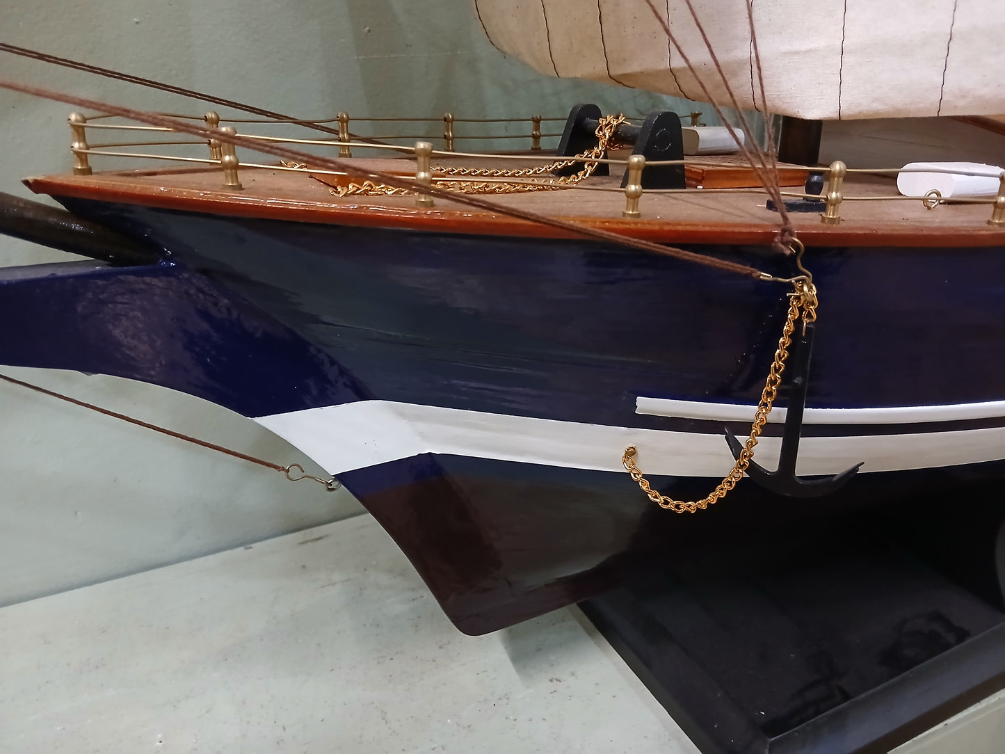 Handcrafted model of the Cutty Sark
