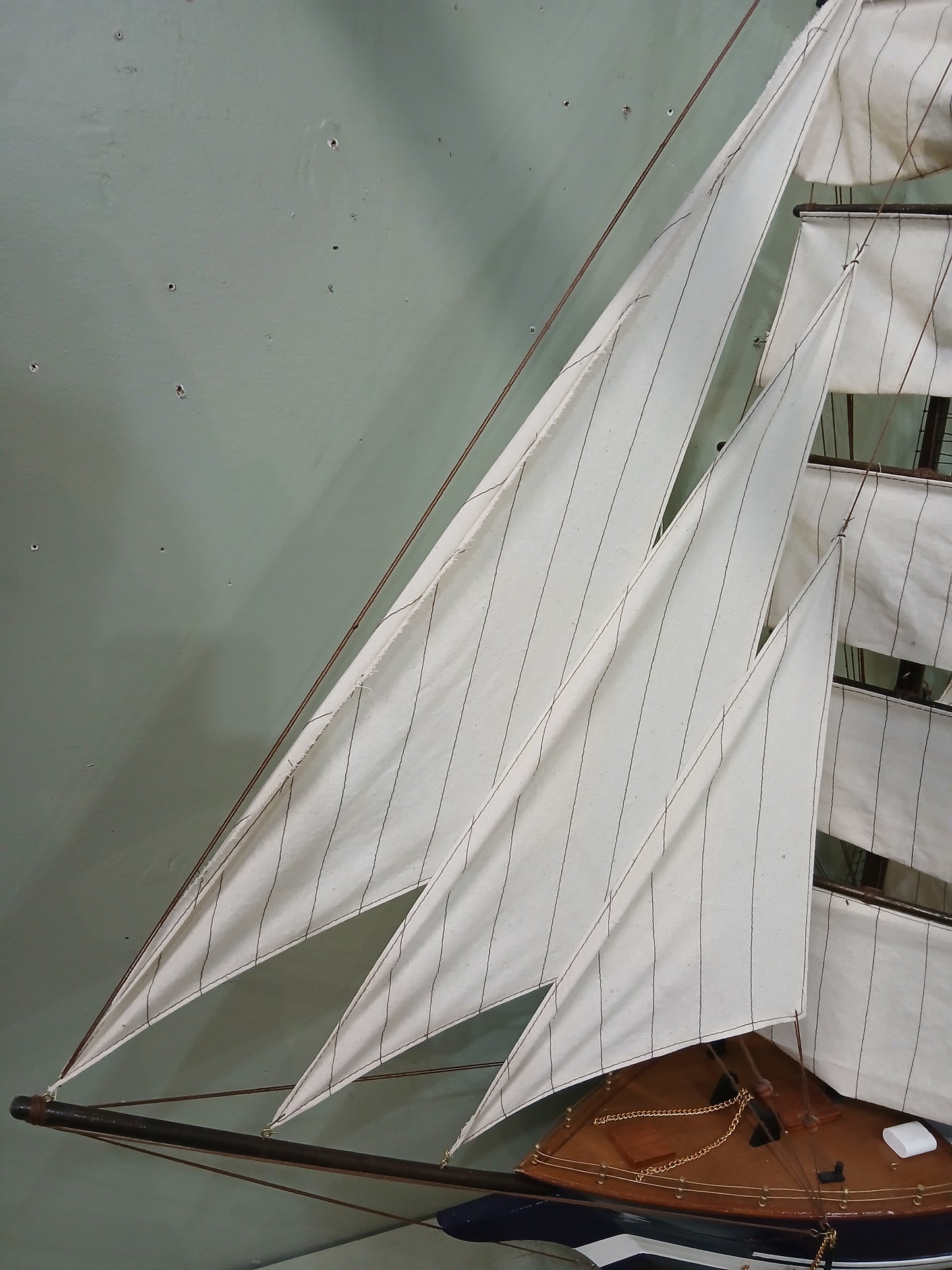 Handcrafted model of the Cutty Sark
