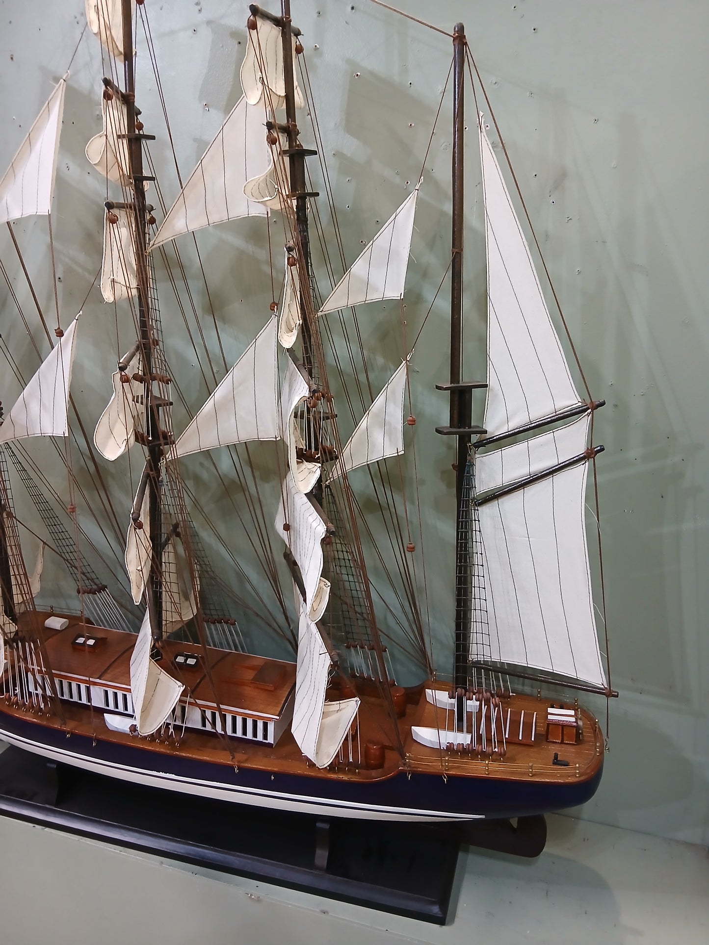 Handcrafted model of the Cutty Sark