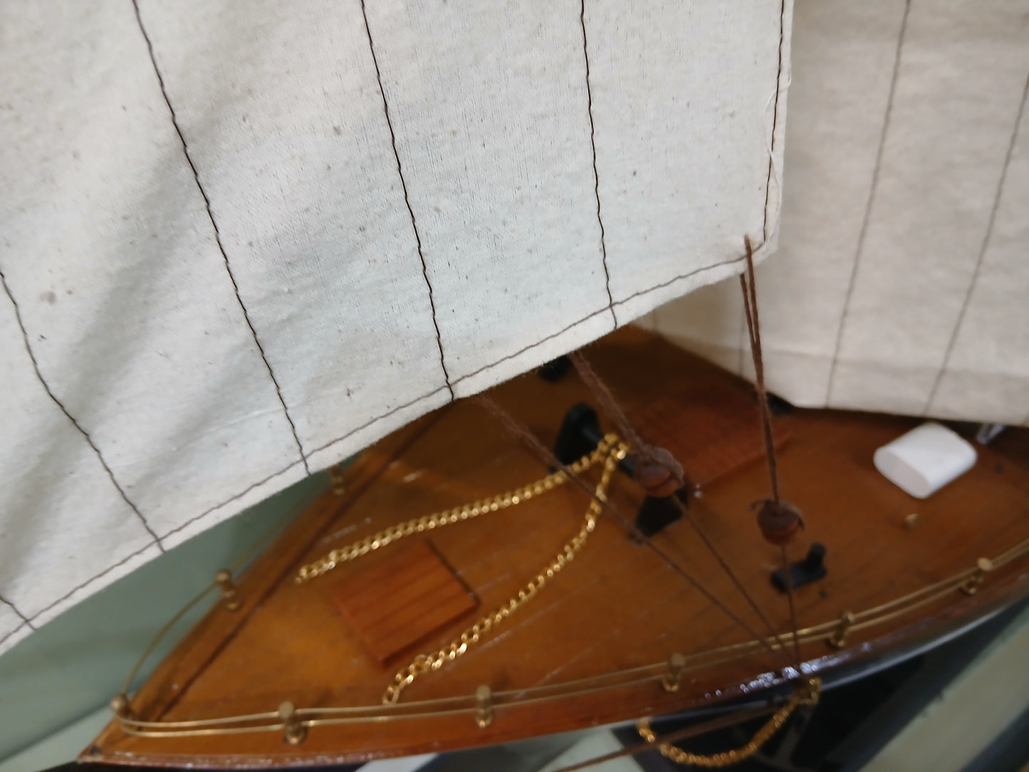 Handcrafted model of the Cutty Sark