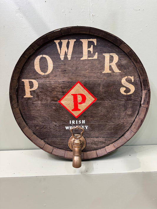 Large Powers barrell end with large brass tap