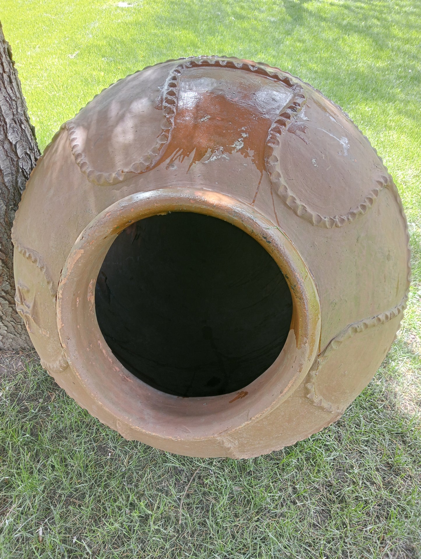 Large Terracotta olive pot