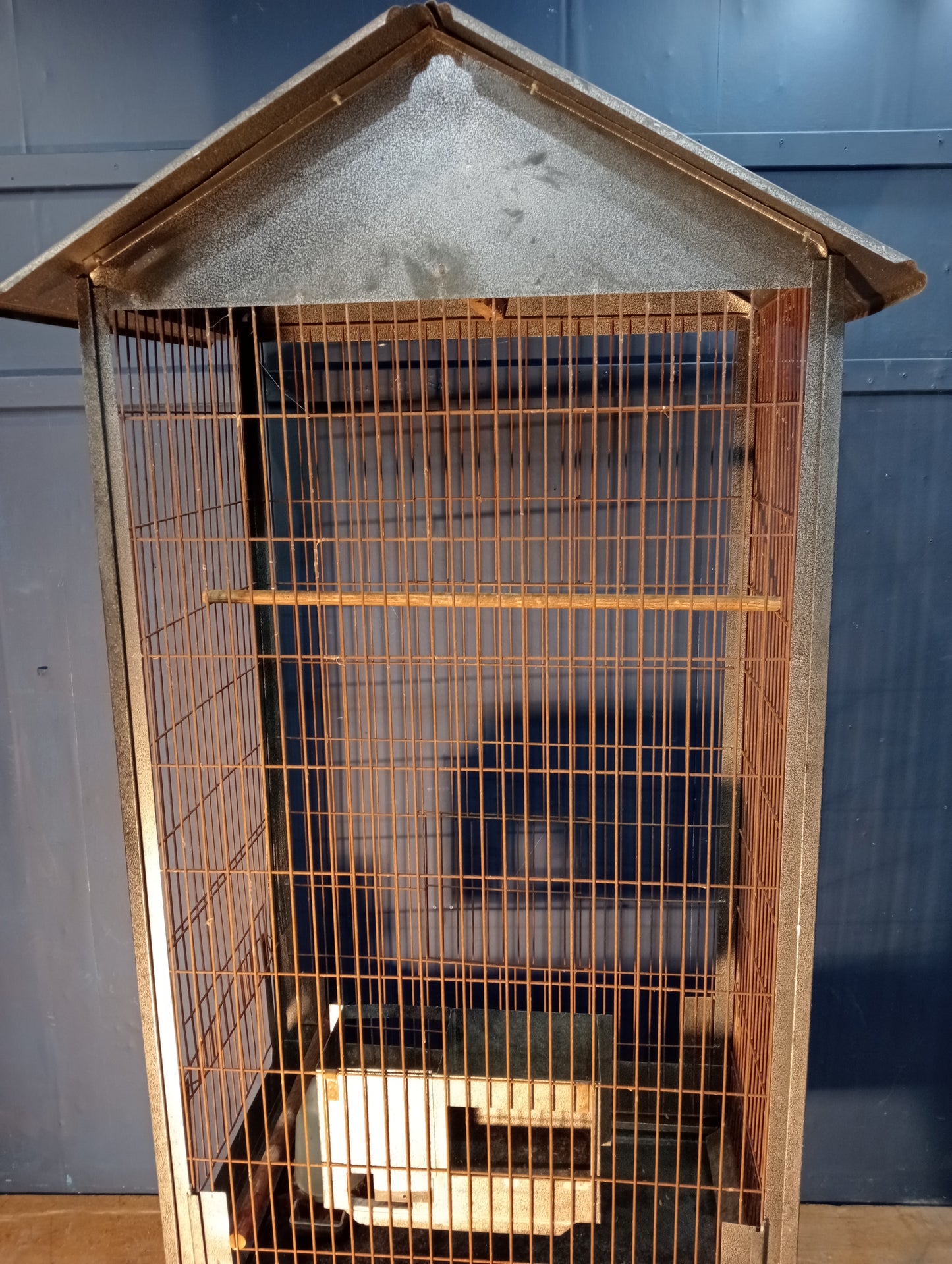 Large handmade parakeet- finch cage