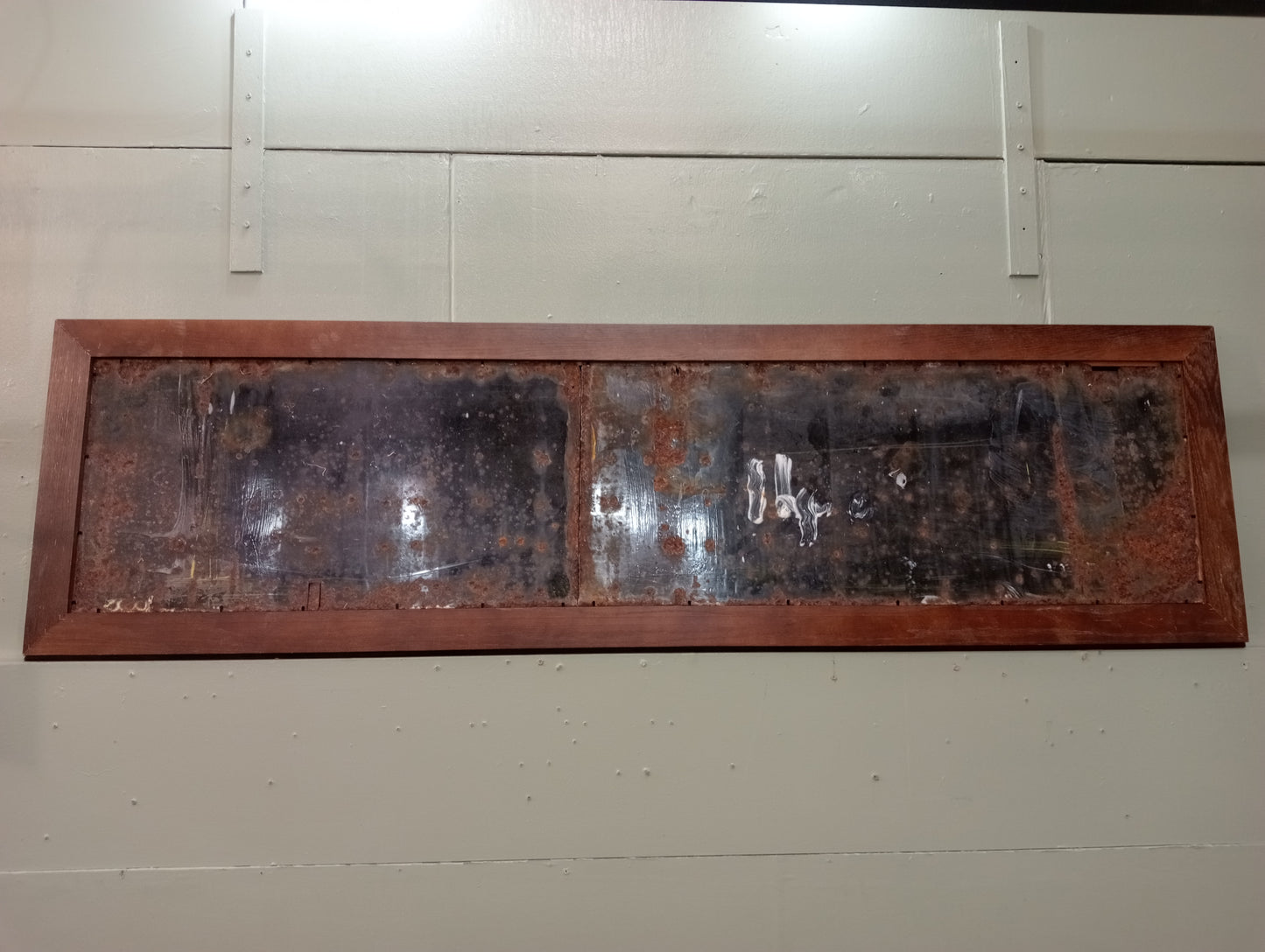 Large rectangular framed Players Please sign