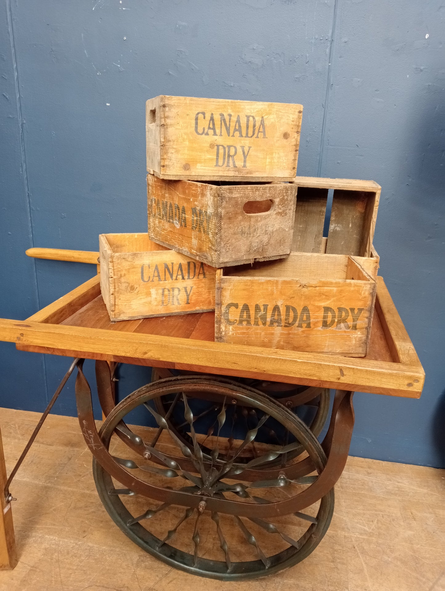 Lot of 6 Canada Dry crates