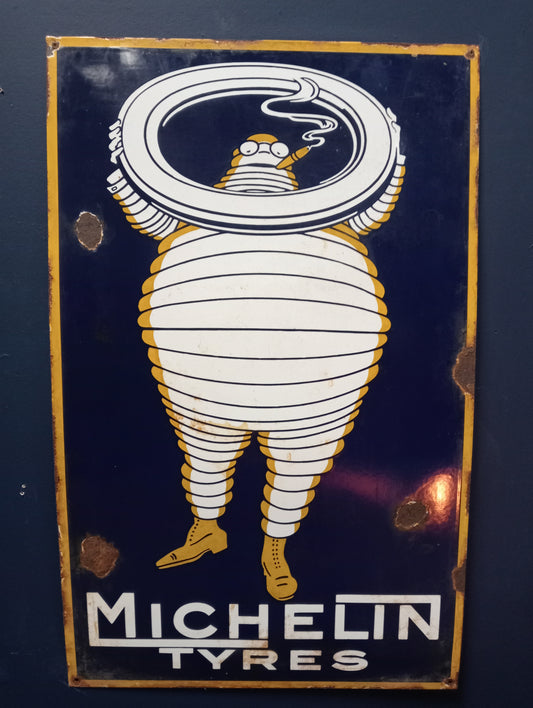 Michelin tyres enamel