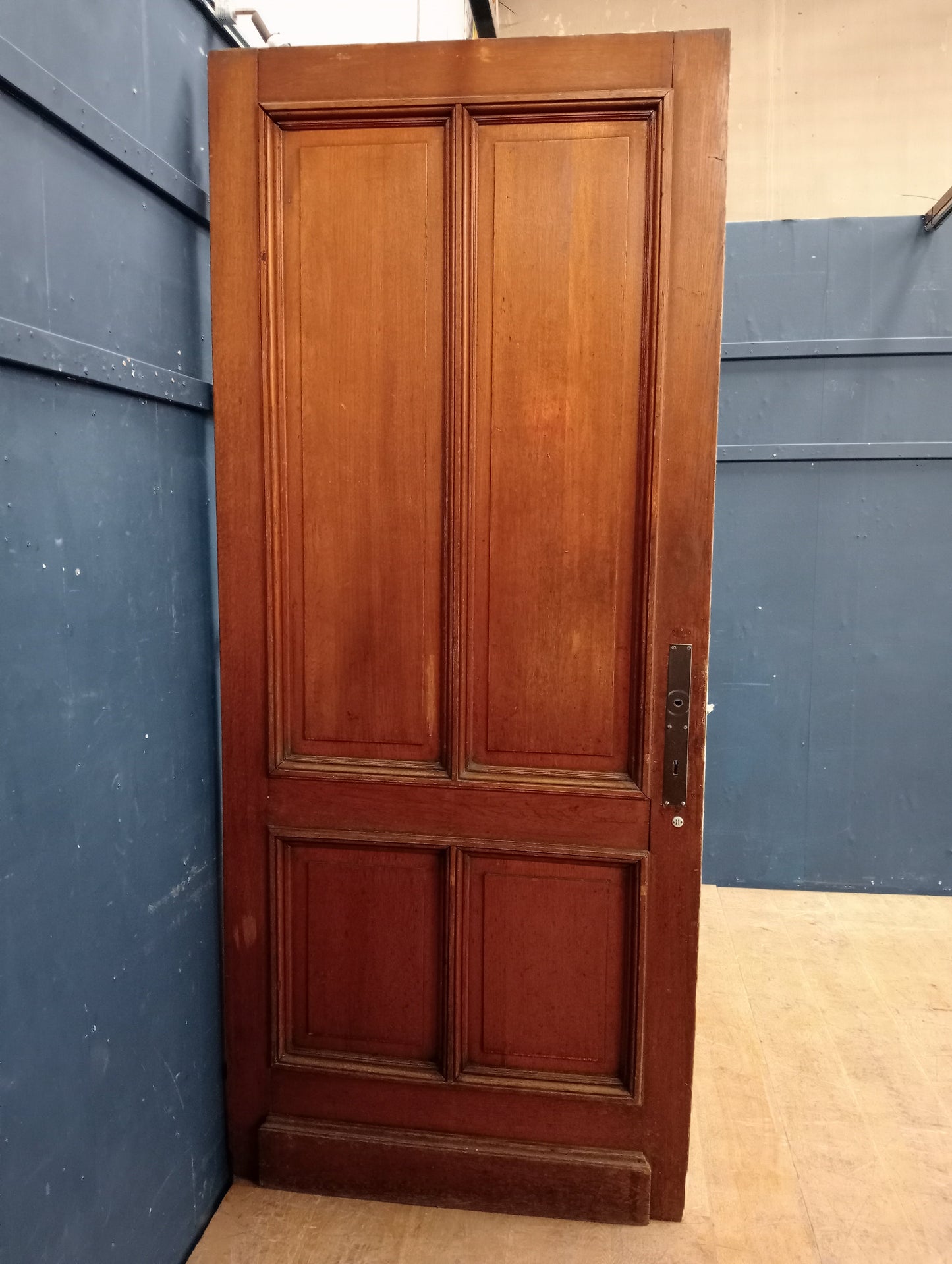 Oak door- divider painted one side