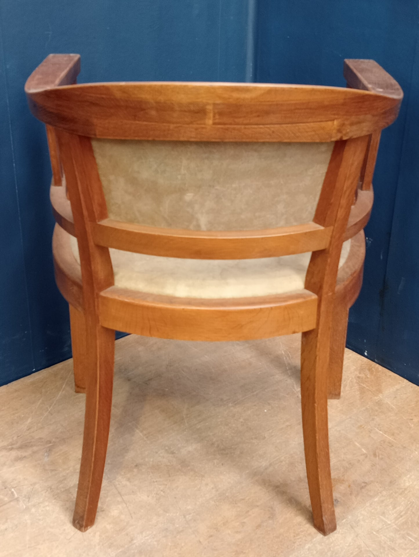 Oak tub chair art nouveau style