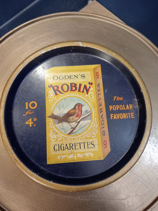 Robin Ogden's cigarettes drinks tray