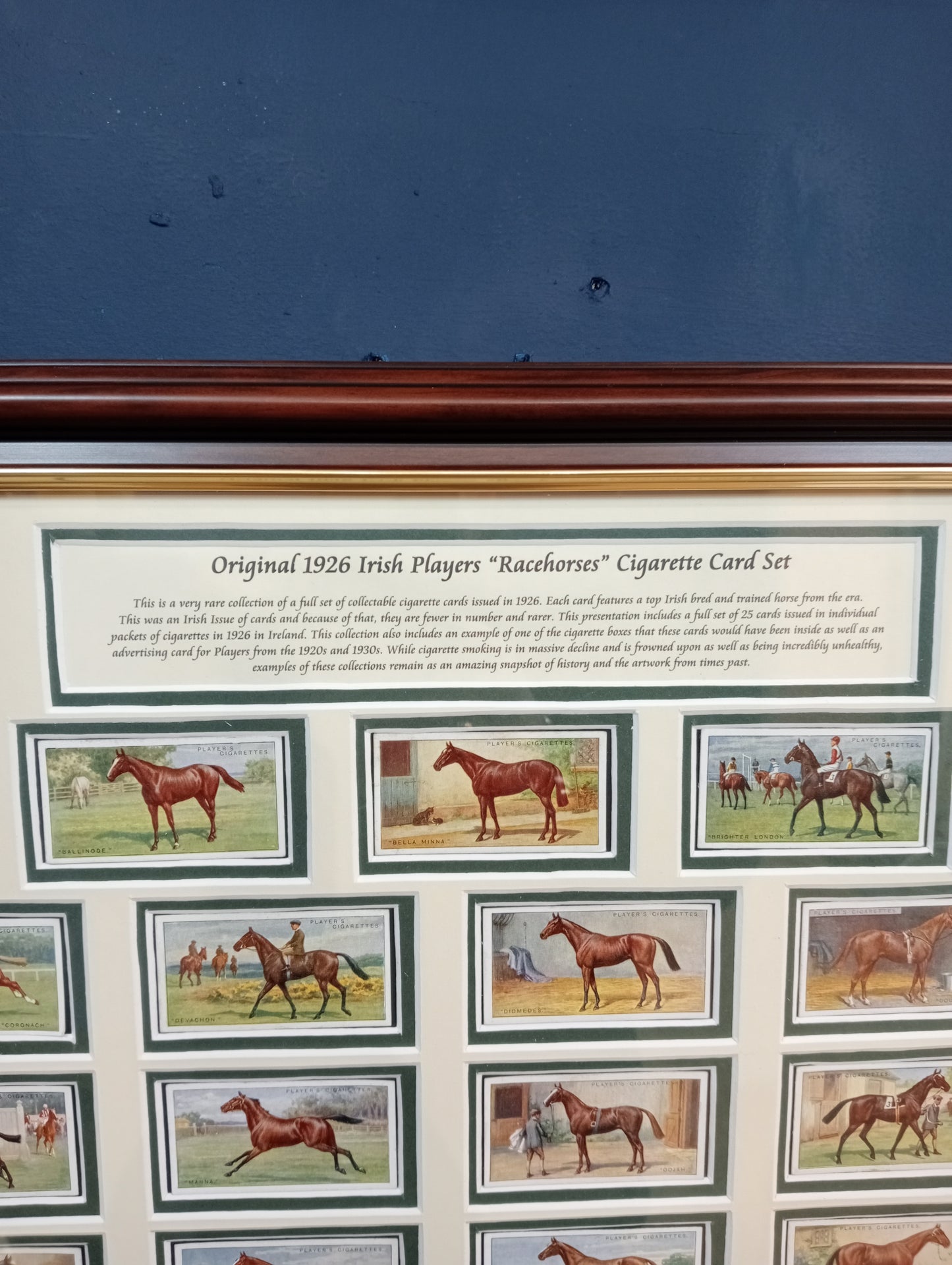 Original 1926 Irish players racehorse cigarette card set