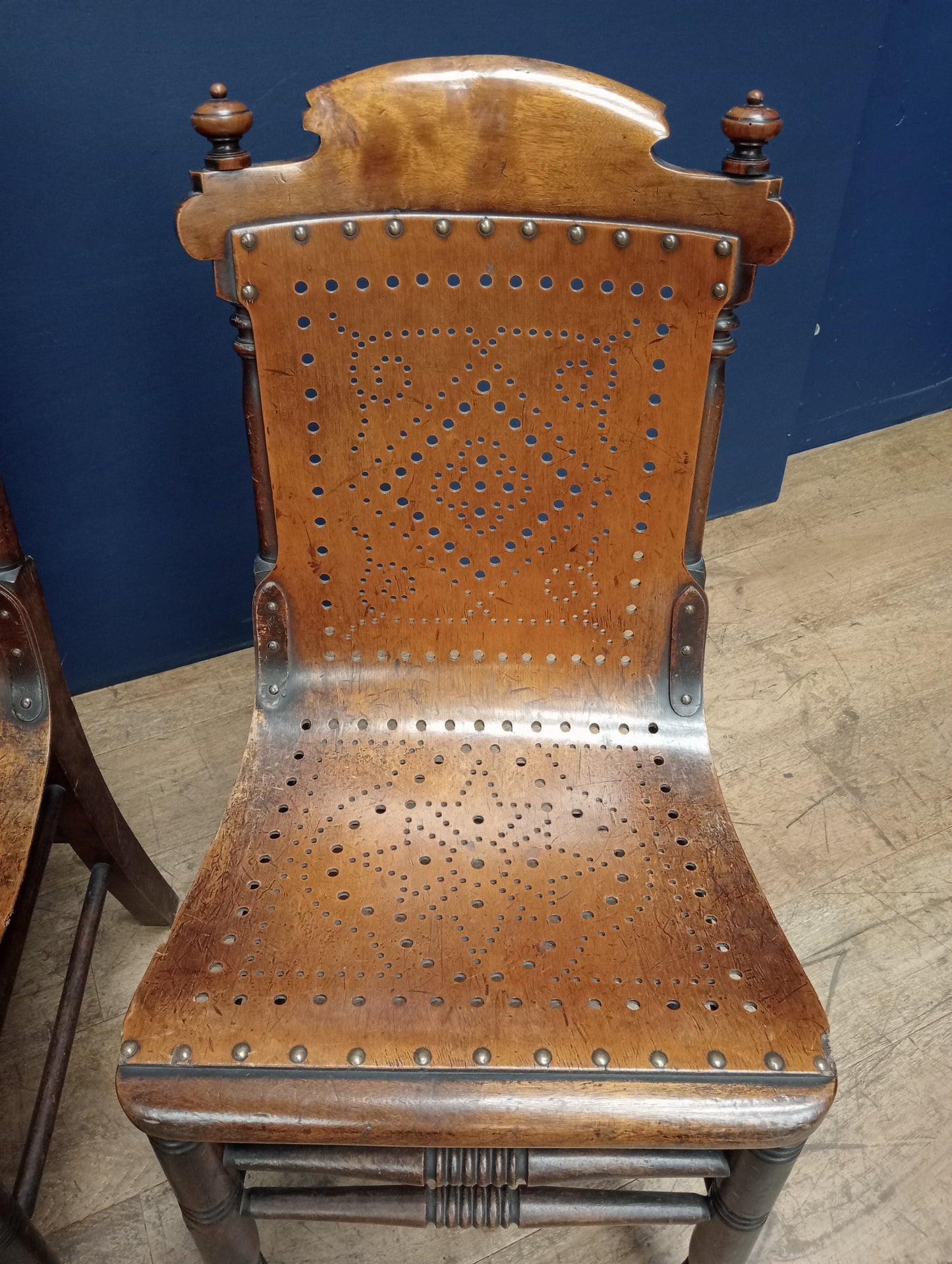 Pair of Bentwood style side chairs