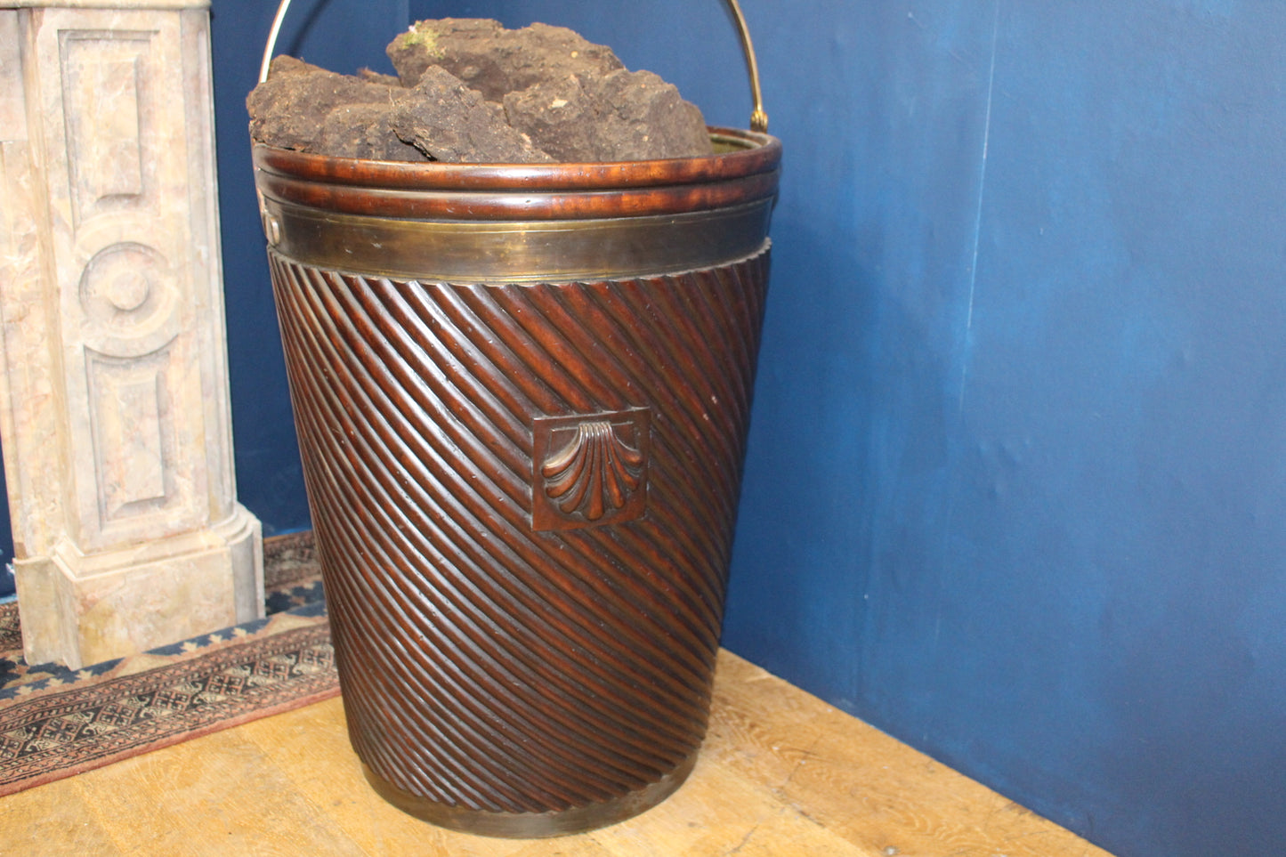 Pair of Irish peat buckets