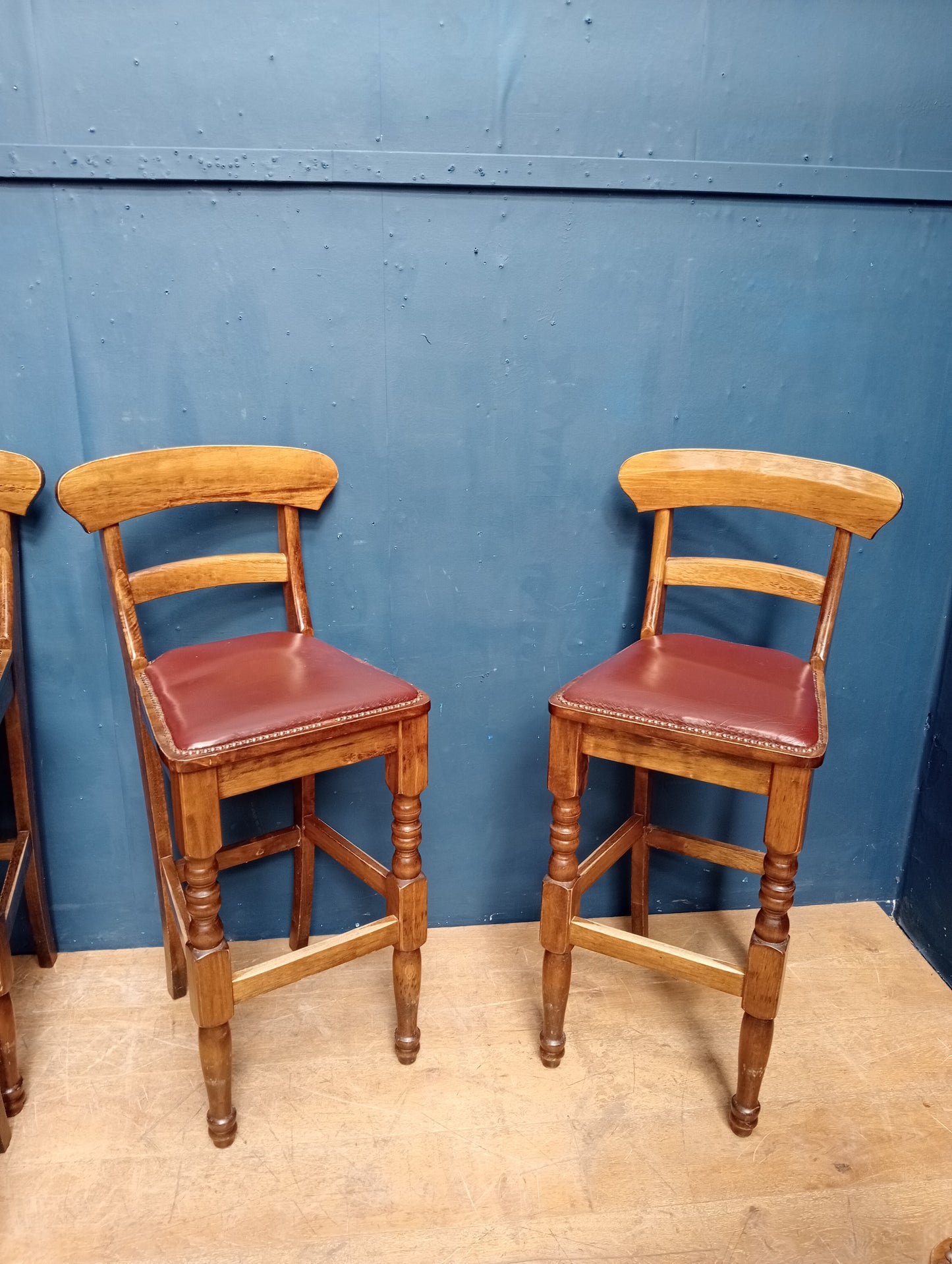 Pair of Victorian high stools