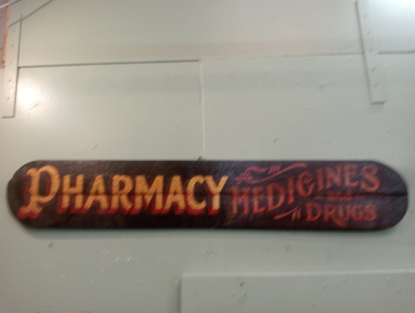 Pharmacy medicine advertising board