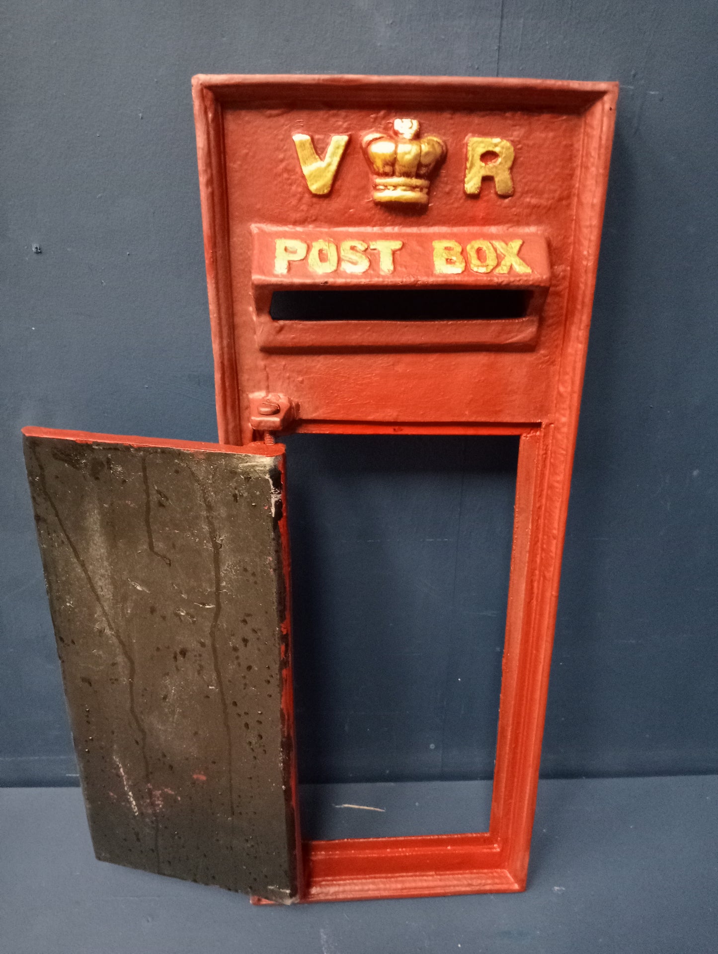 Resin postbox front