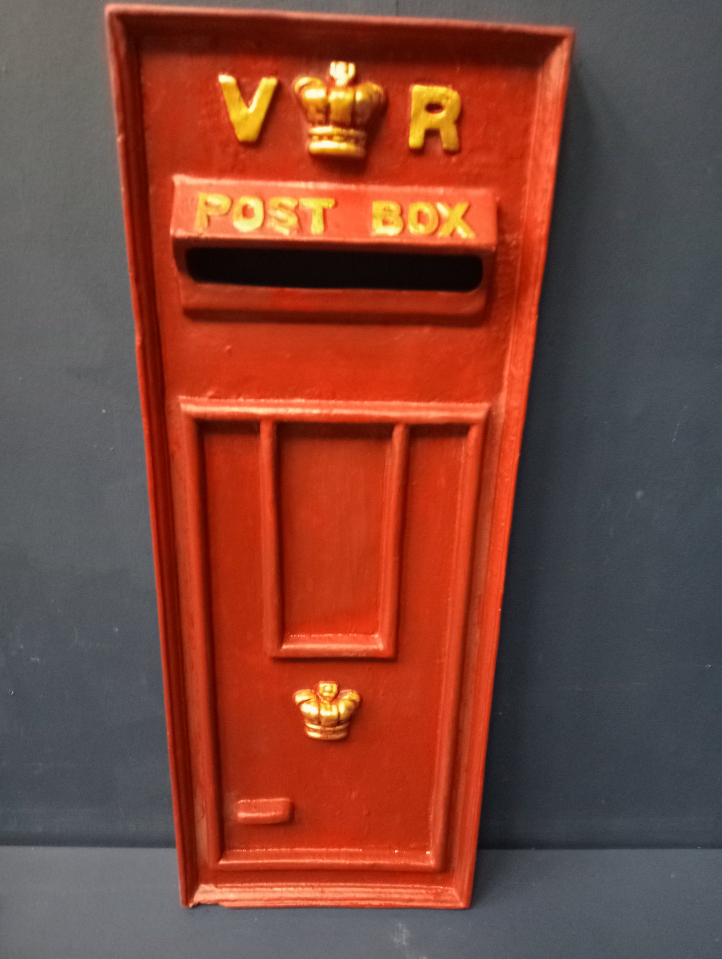 Resin postbox front