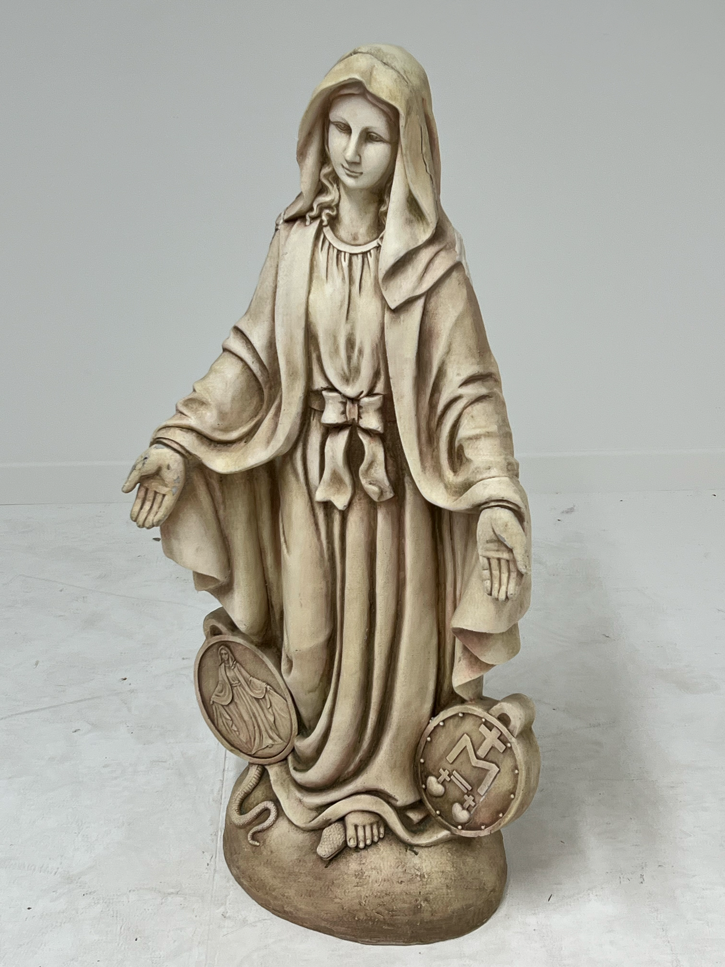 Resin statue of our lady- damaged