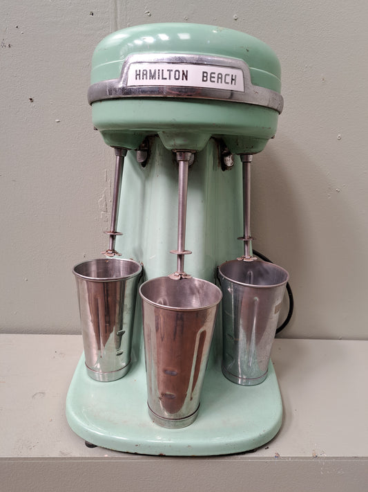 Retro Hamilton beach enamel milkshake machine