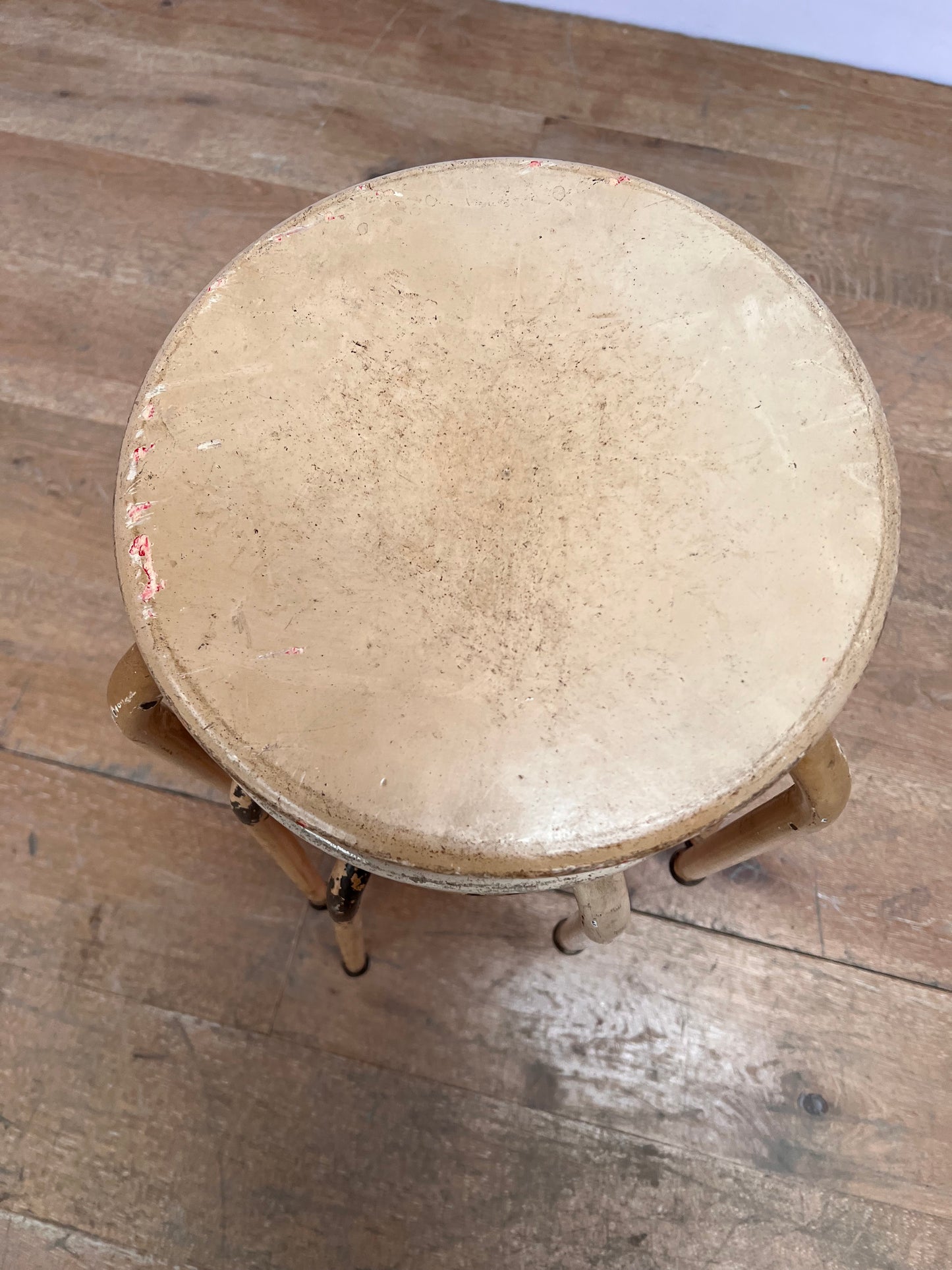 Set of 4 Retro metal stacking stools