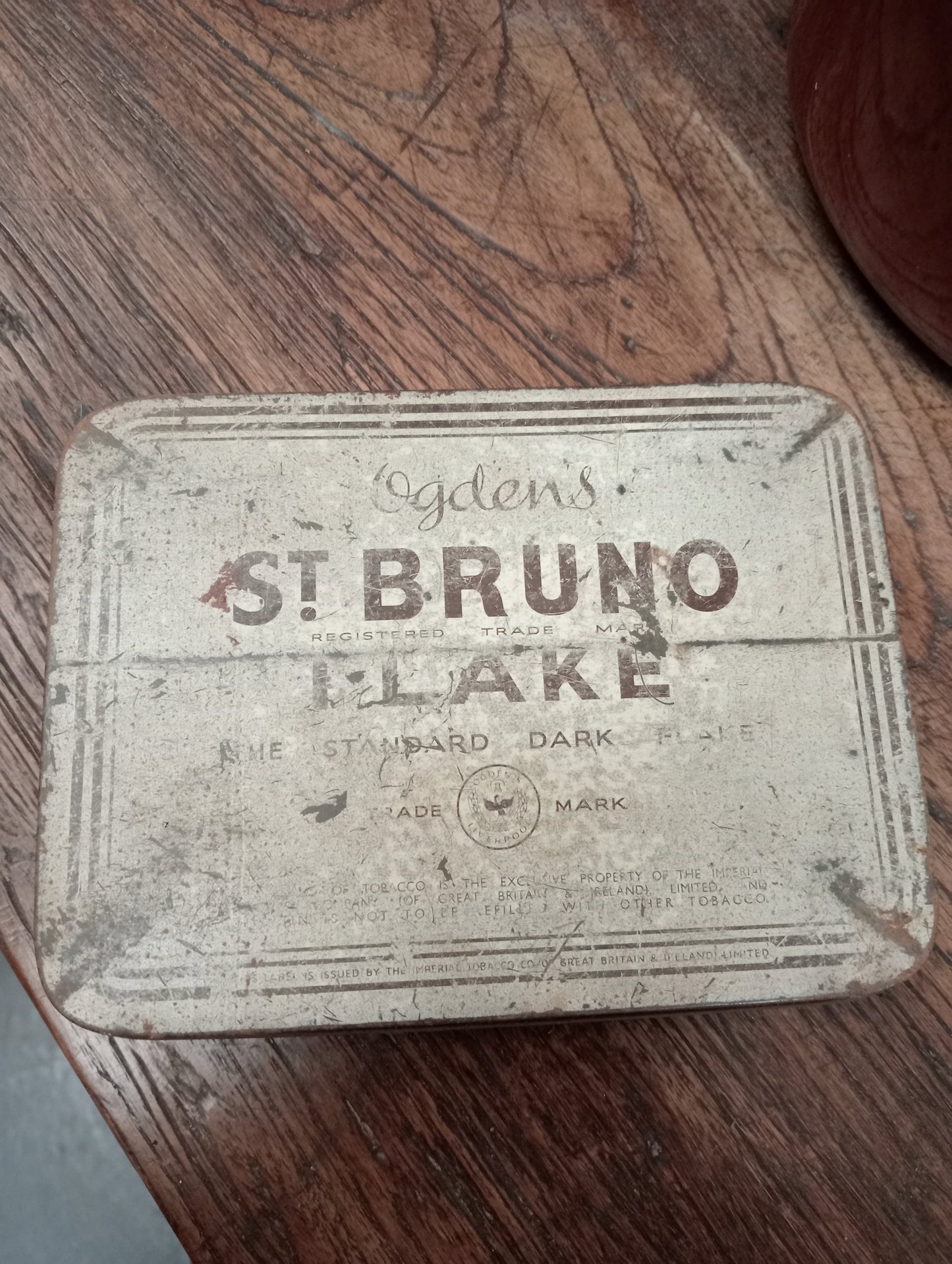 St Bruno flake tin