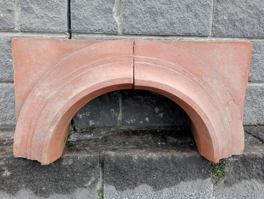 Terracotta arch head two parts