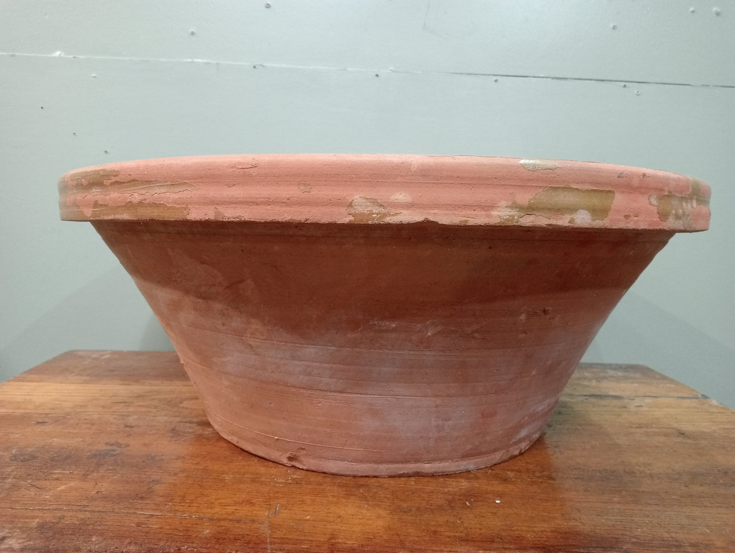 Terracotta glazed crockpot
