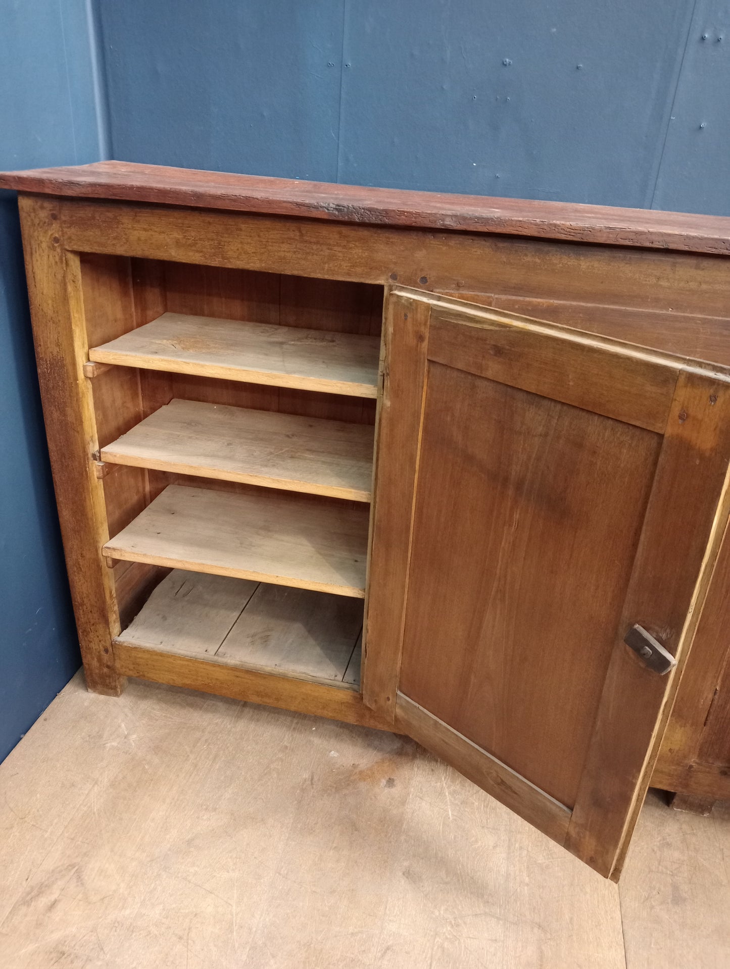 Three door pine sideboard